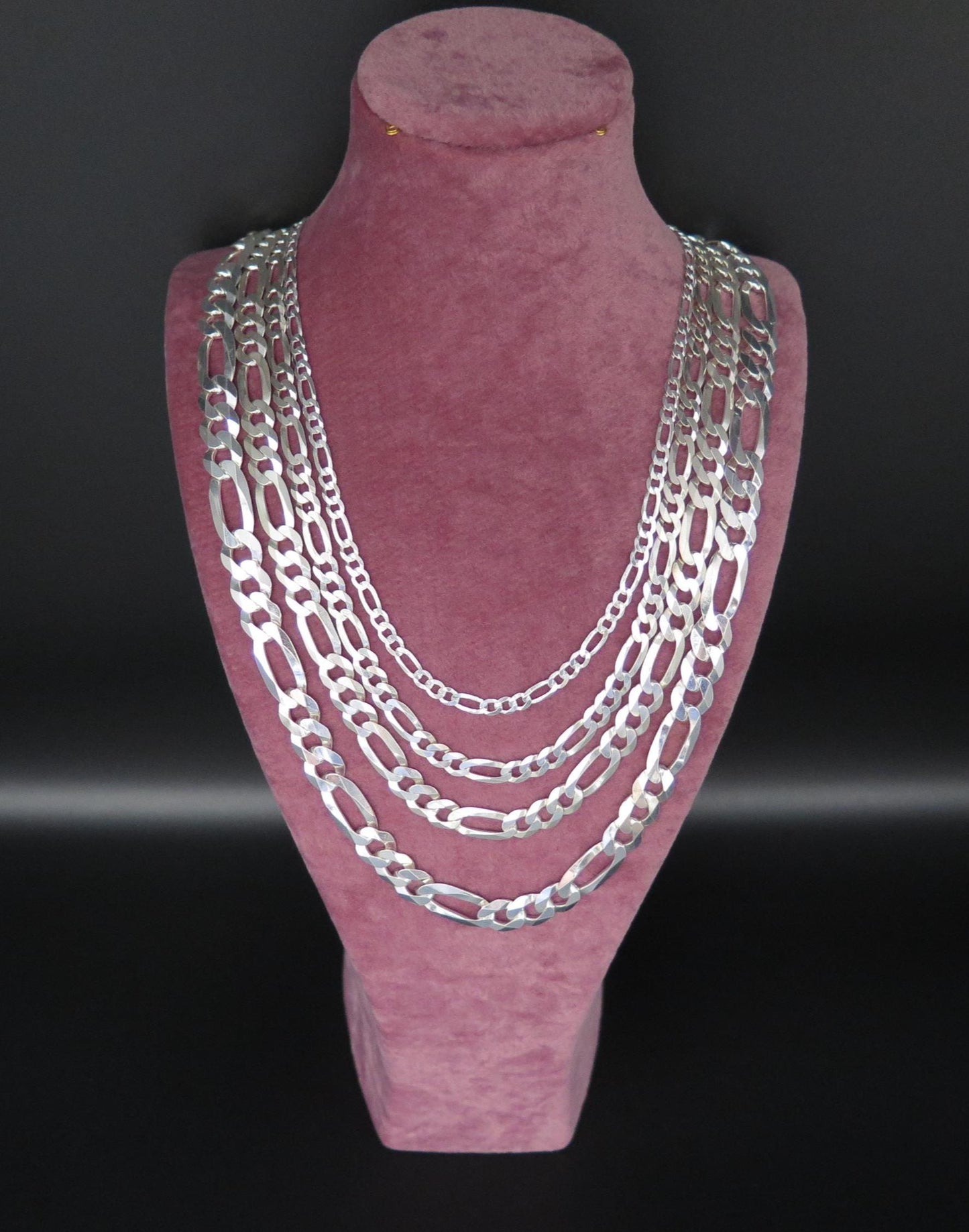 Sterling Silver 925 Heavy Cuban Link Chain Necklace | Solid 925 Silver Chunky Curb Chain | Men’s & Women’s Durable Jewellery