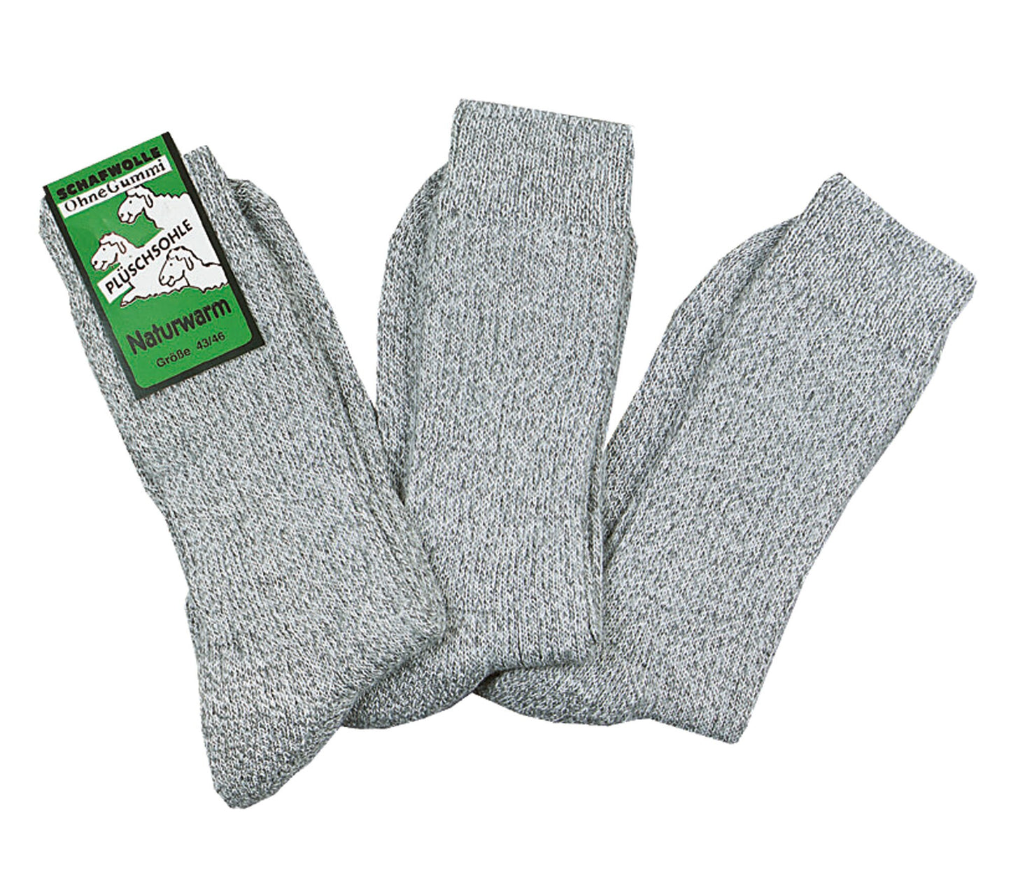 3 Pack Men socks, Natural Premium Norwegian Merino Wool, Blend of Lambs wool, Heavy wool, Pre-Washed, Thick soft & Warm sock, Thermal socks