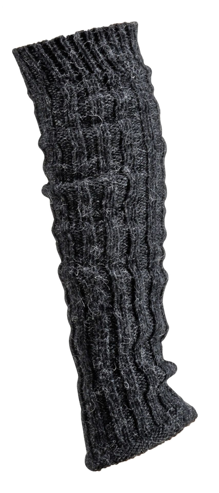 Alpaca Wool Women Legwarmer, Blend of Lambs wool and Alpaca wool Rib Leg Warmer - One Size