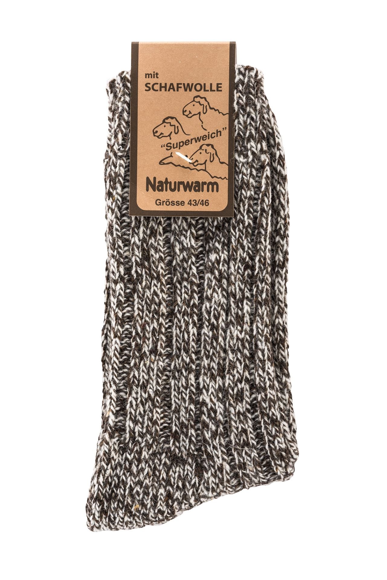 2 Pack Norwegian socks , Natural Wool, Lambs wool & cotton Socks, Thick