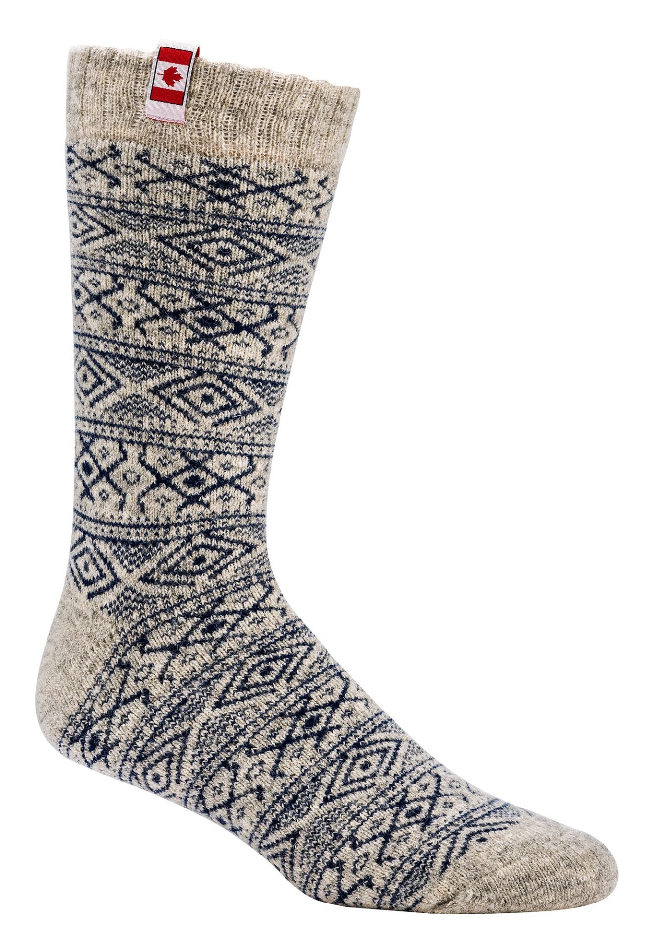 Twin Pack Full Plush 80% Wool Men & Women socks, Natural Premium Luxurious Wool,