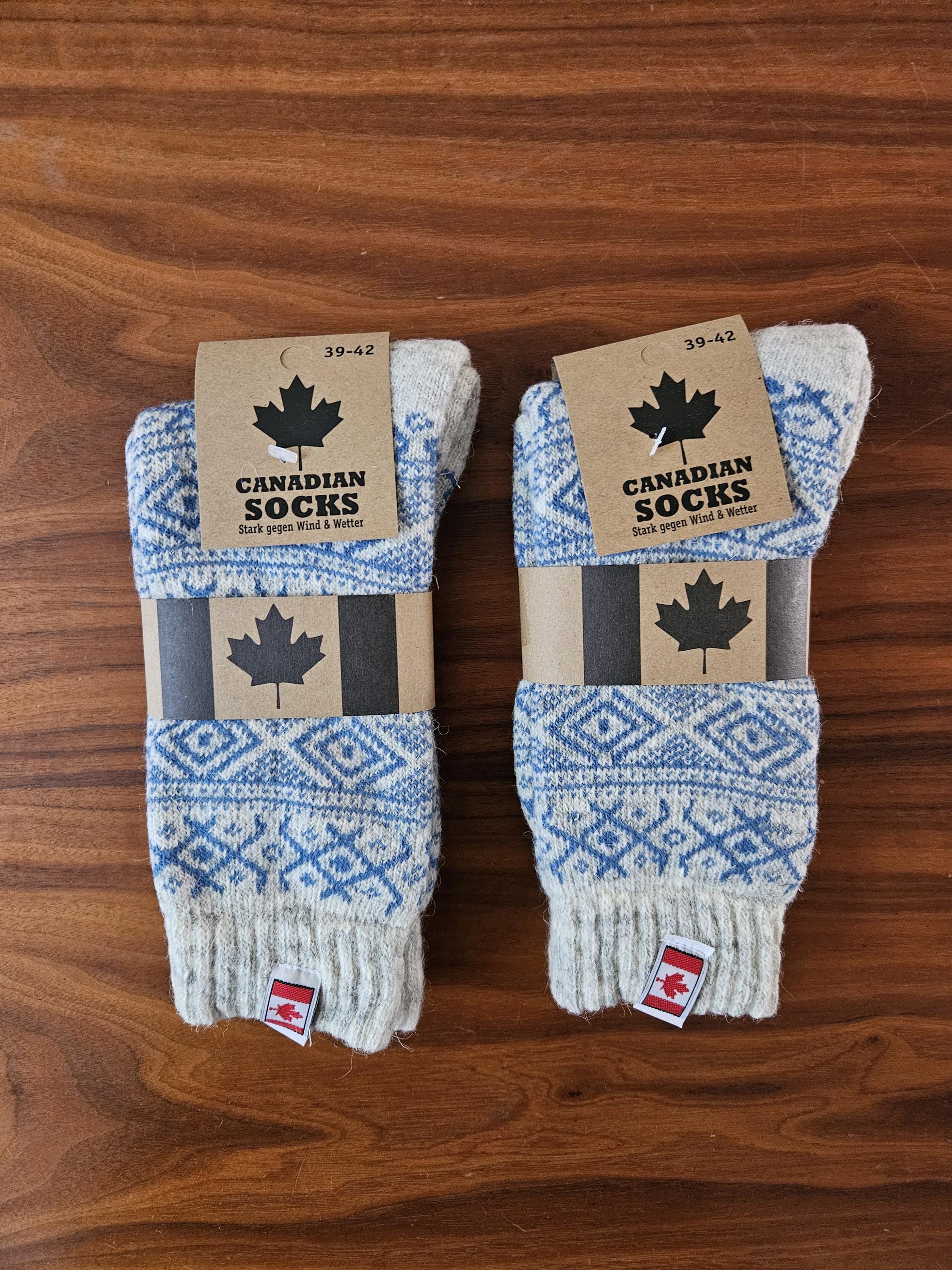 Twin Pack Full Plush 80% Wool Men & Women socks, Natural Premium Luxurious Wool,