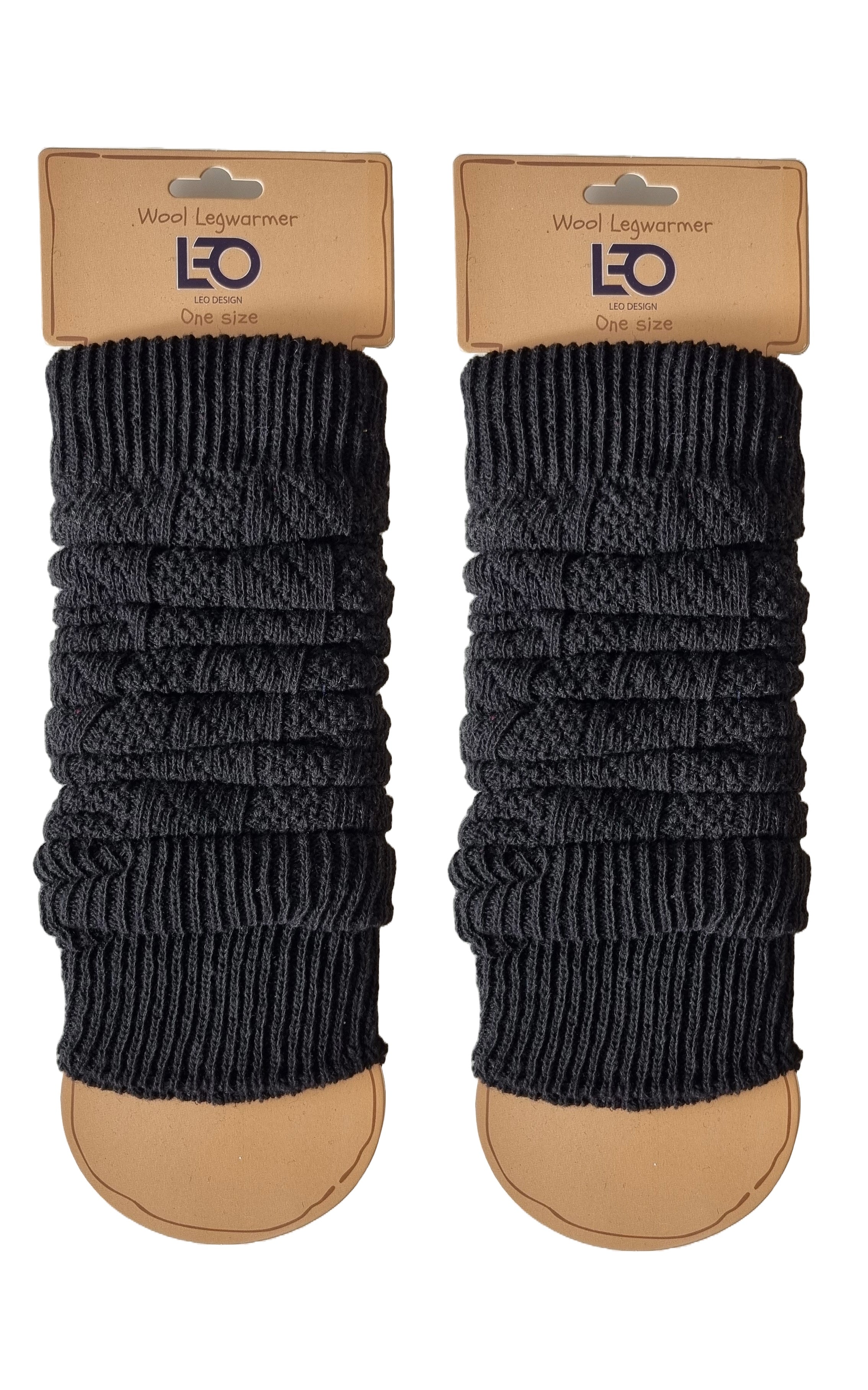 Natural Lambs Wool Leg Warmers, wool & Polyamide blend