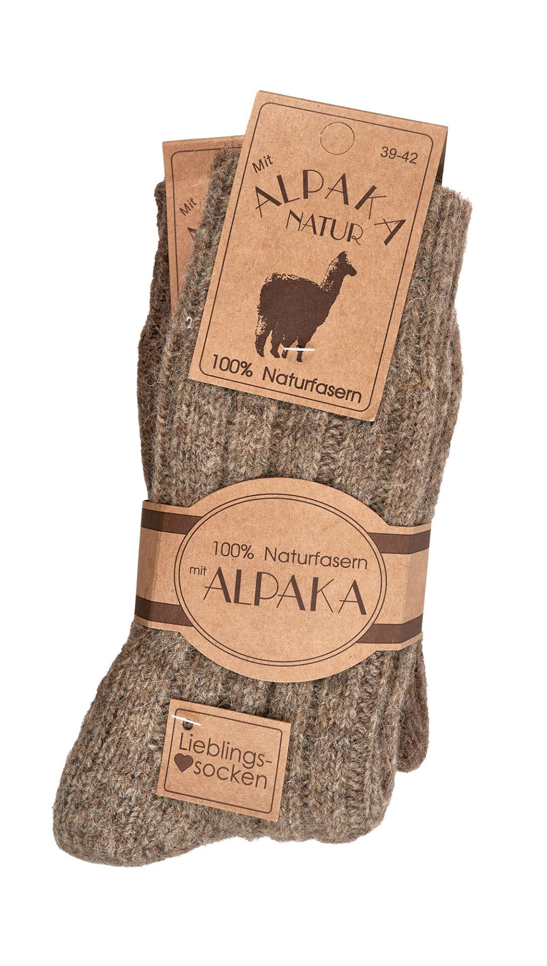 2 Pairs 100% LambsWool and Alpaca Wool for Men / Women Socks, Chunky Extremely warm soft