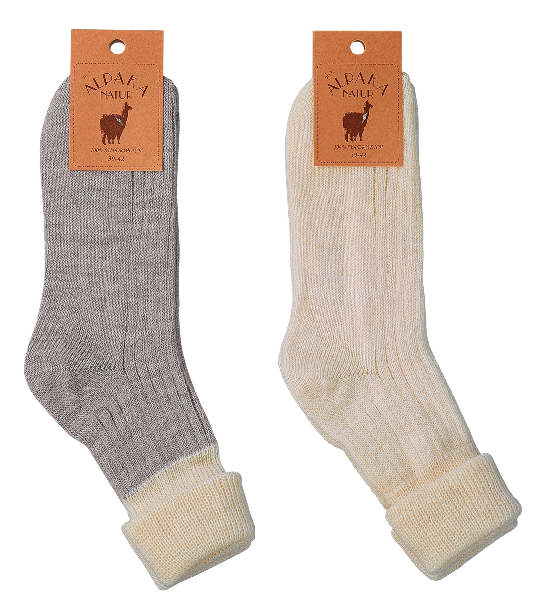 2x Extra Fine, Alpaca Socks, Luxury Alpaca & Merino Wool,