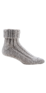 2X Norwegian Alpaca Wool blend Socks for Men and women, Roll-up