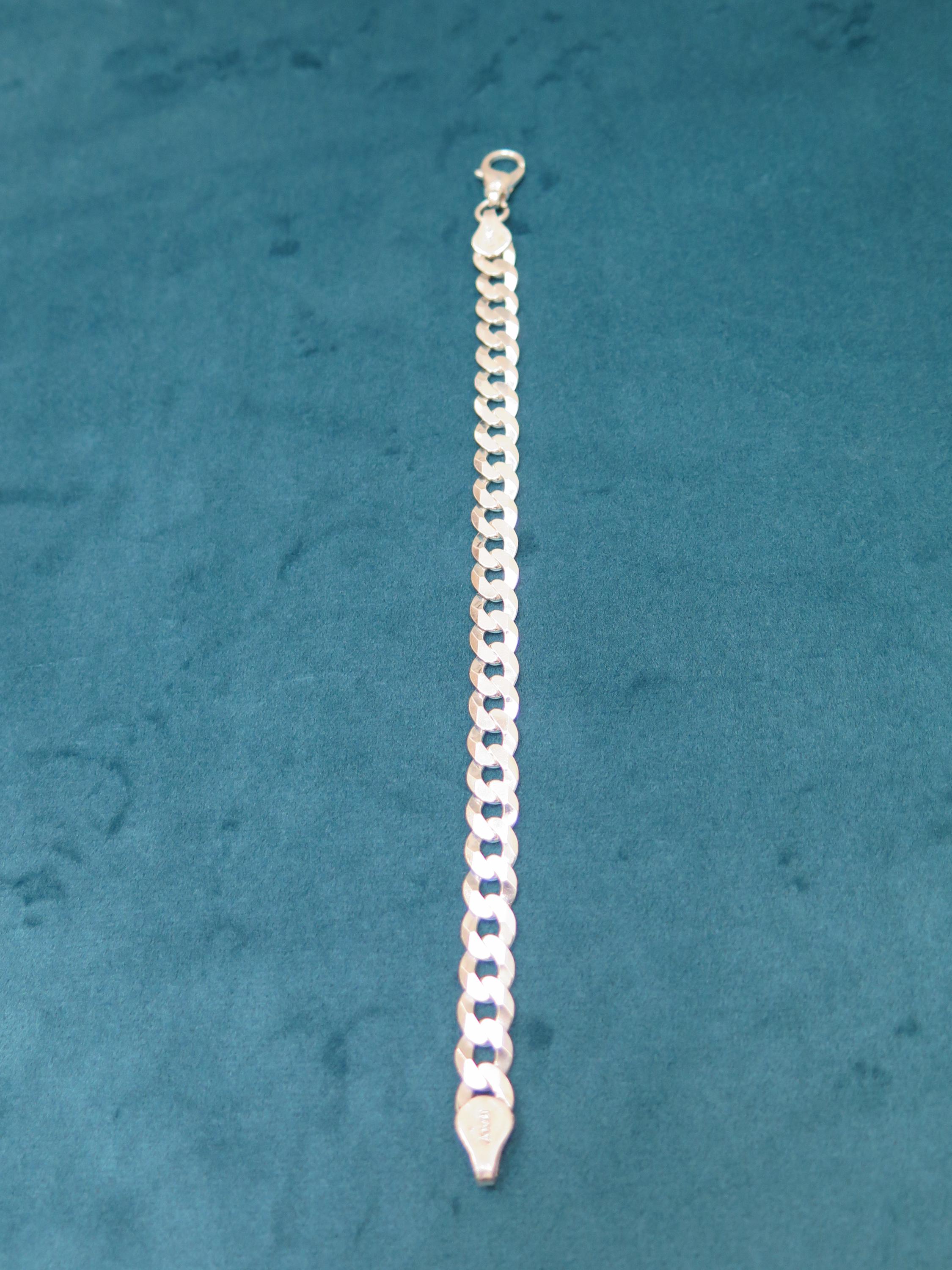 Chunky Cuban Link Bracelet 925 Sterling Silver