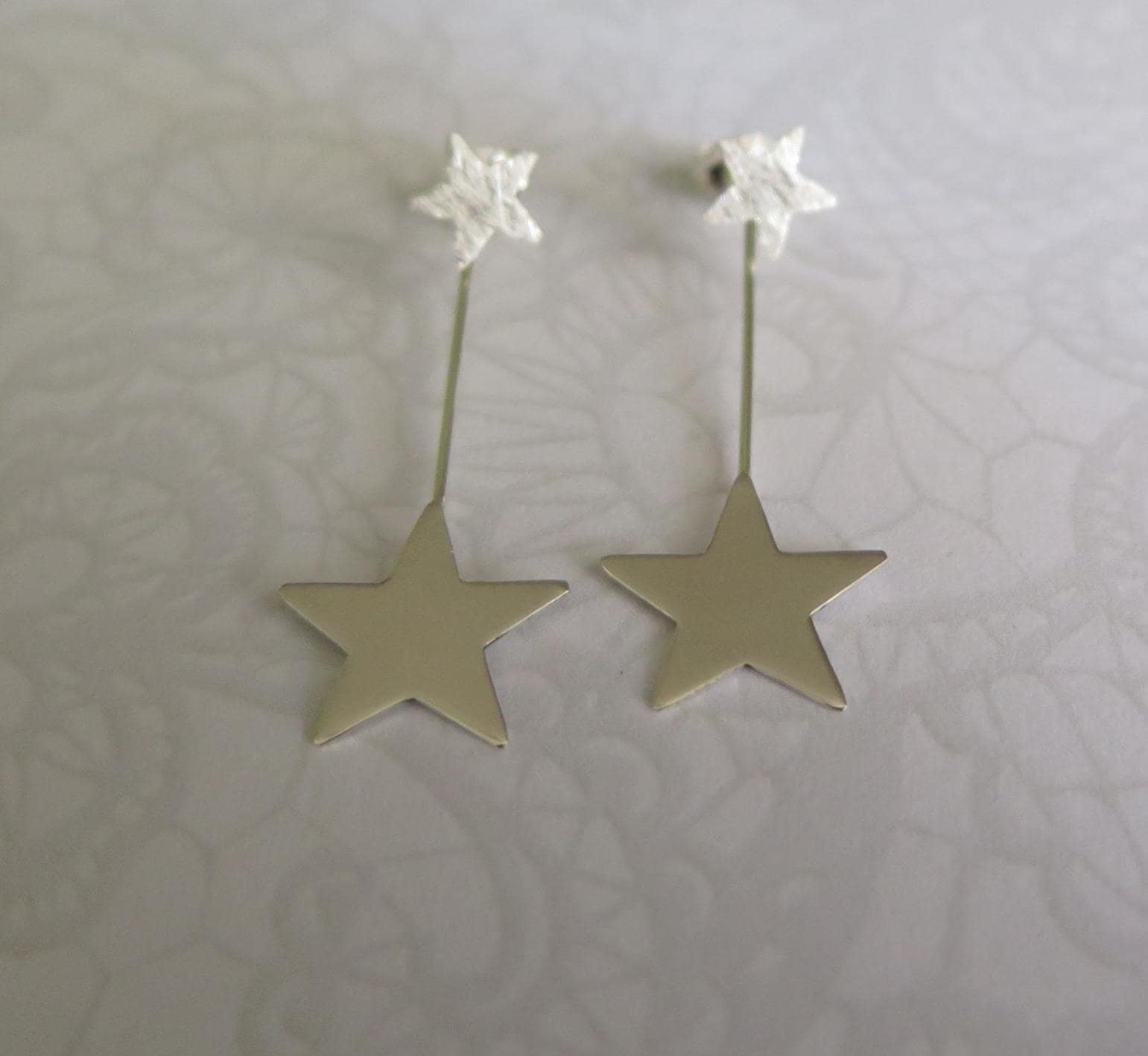 Minimalist Geometric 925 Sterling Silver Earrings – Dainty Triangle, Star & Line Studs – Simple and Elegant Jewelry, Delicate Gift for Her