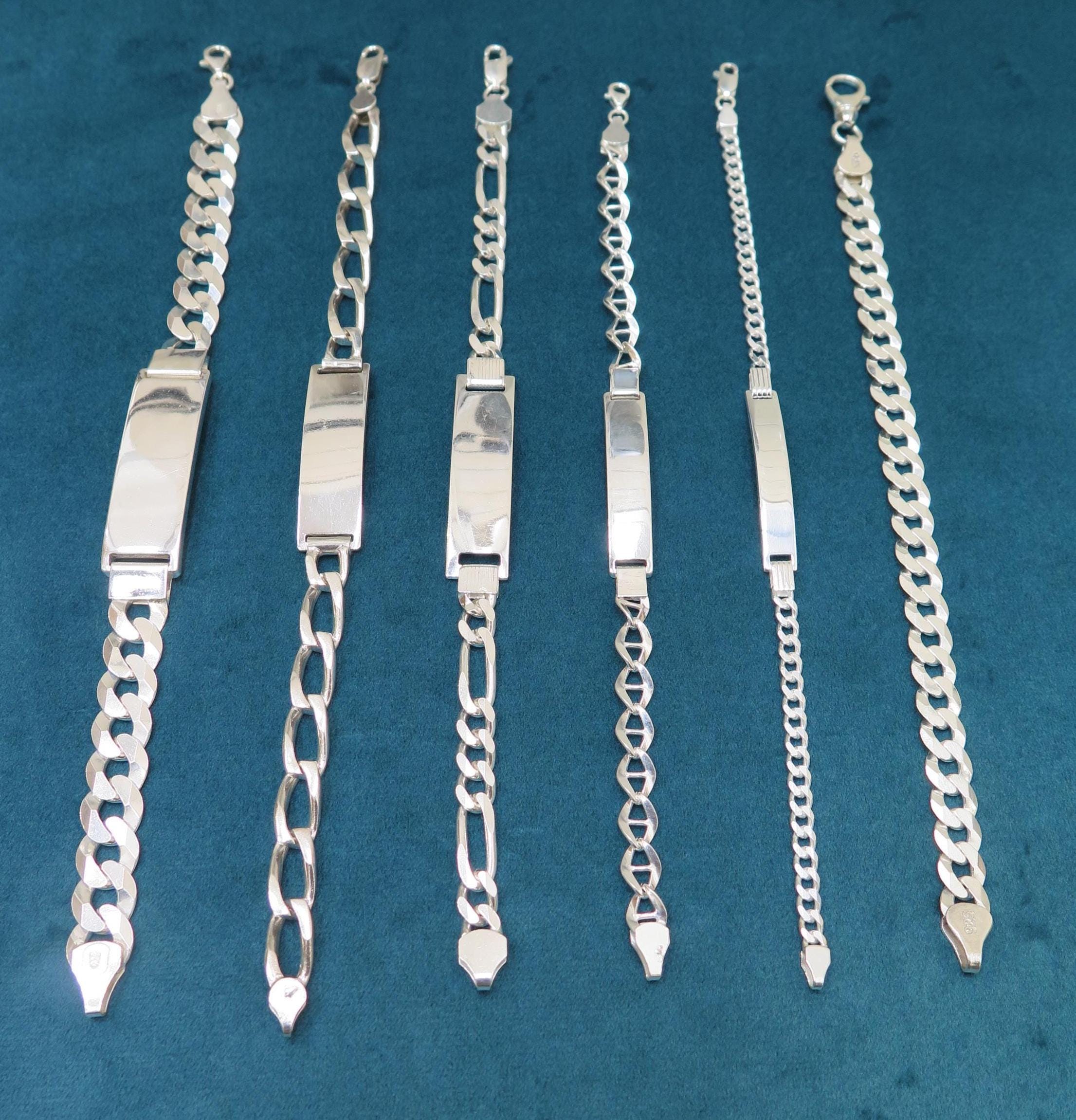 Chunky Cuban Link Bracelet 925 Sterling Silver