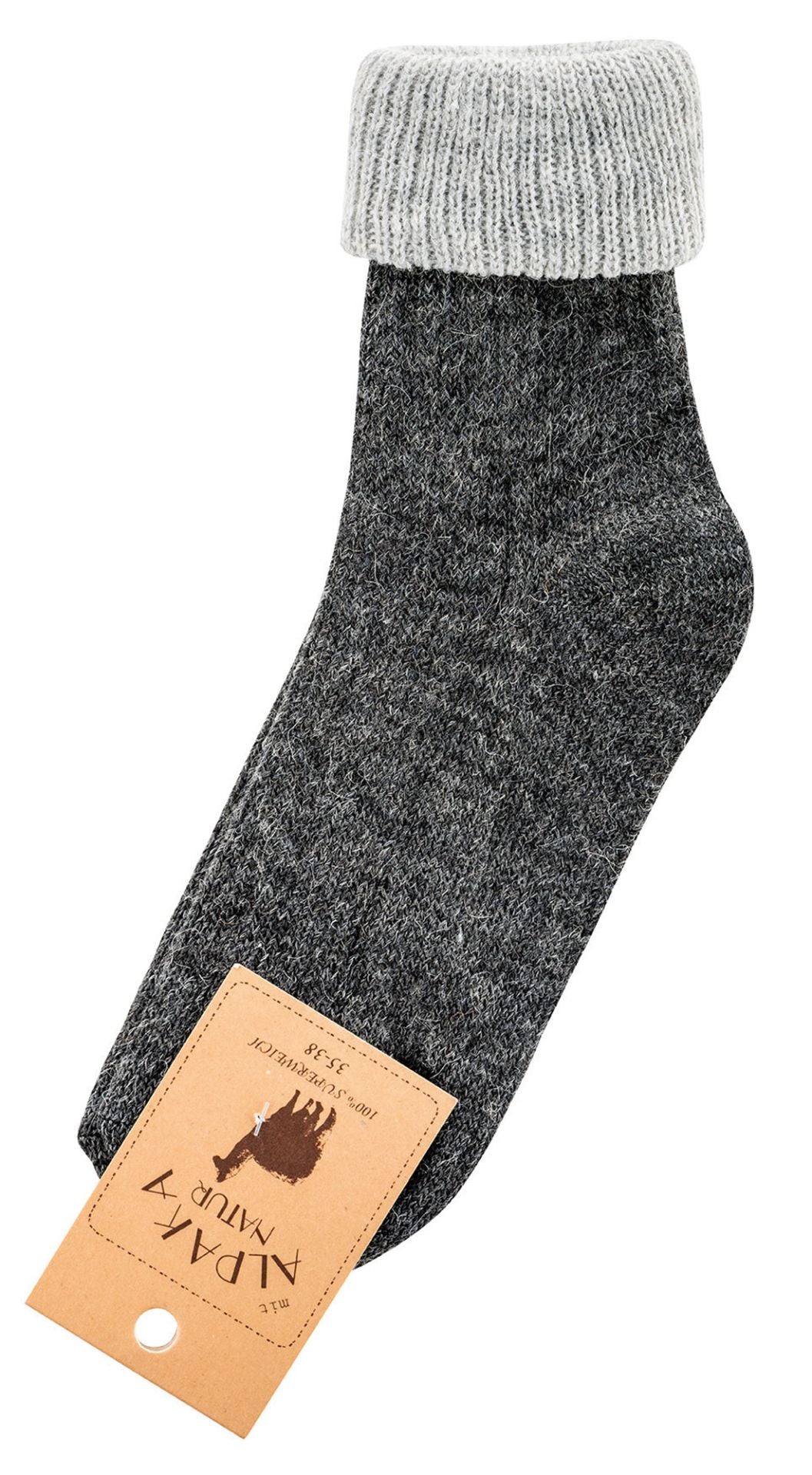 2x Extra Fine, Alpaca Socks, Luxury Alpaca & Merino Wool,