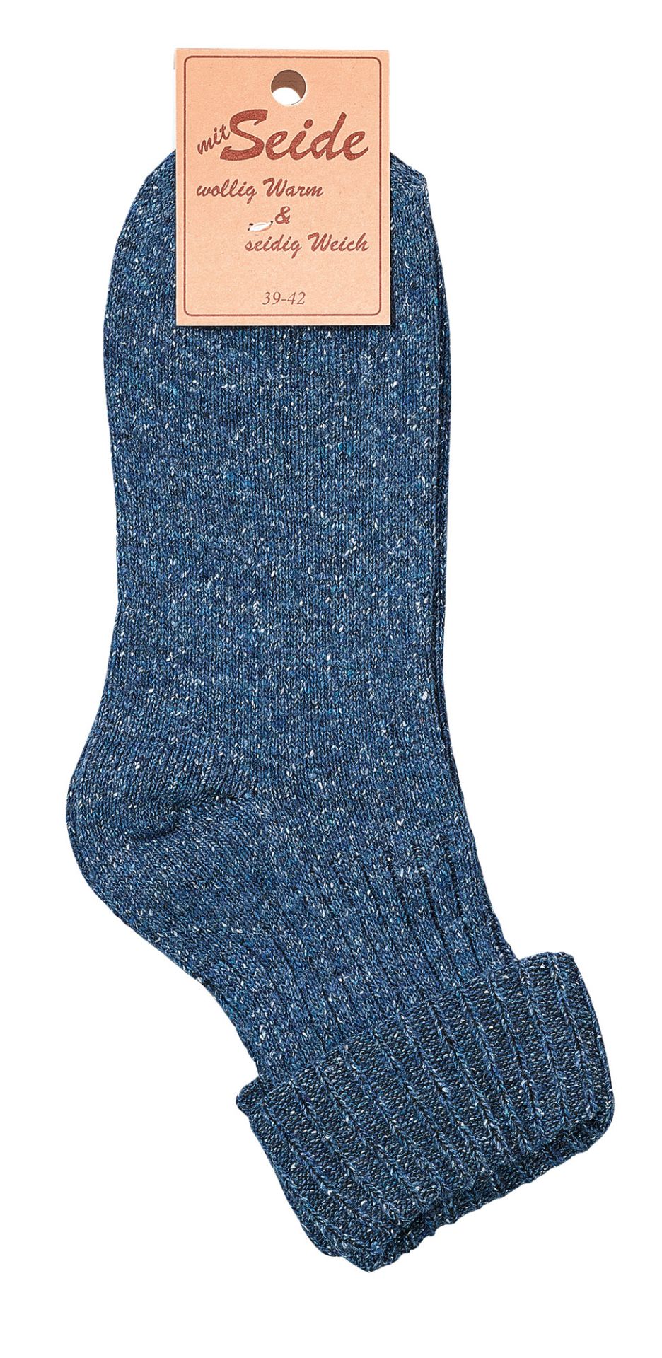 2 Pairs Extra fine Merino Wool with Silk Soft Socks - Unisex Socks