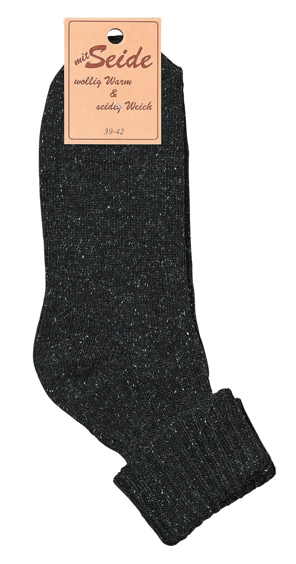 2 Pairs Extra fine Merino Wool with Silk Soft Socks - Unisex Socks