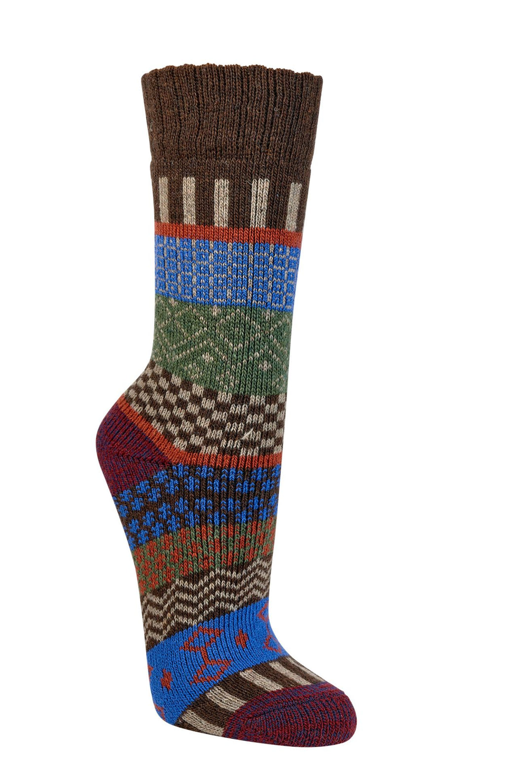 Two Pairs of Norwegian Wool Socks for Men & Women, Nordic Hygge , Thermal Knitted Crew Soft Warm, Full Plush, perfect gift for cold weather