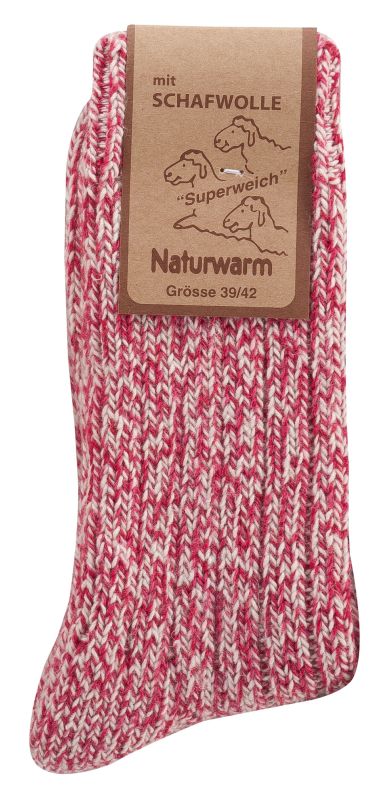 3X, 6X Natural Premium Norwegian Women Merino Wool socks, Lambs wool and cotton blend