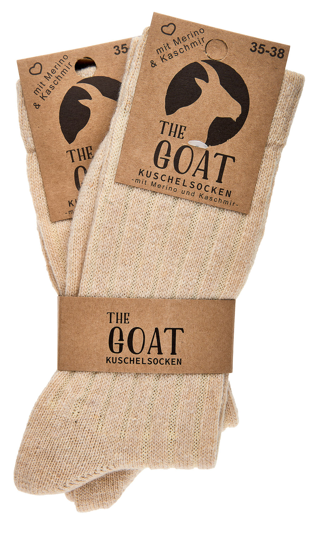 2X Extra Fine Luxury Cashmere and Merino Wool Socks, High-Quality