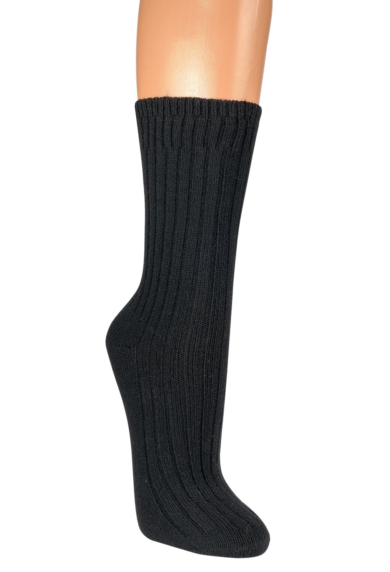 2X Luxury Merino and Cashmere Premium Wool Ribbed Socks, High-Quality