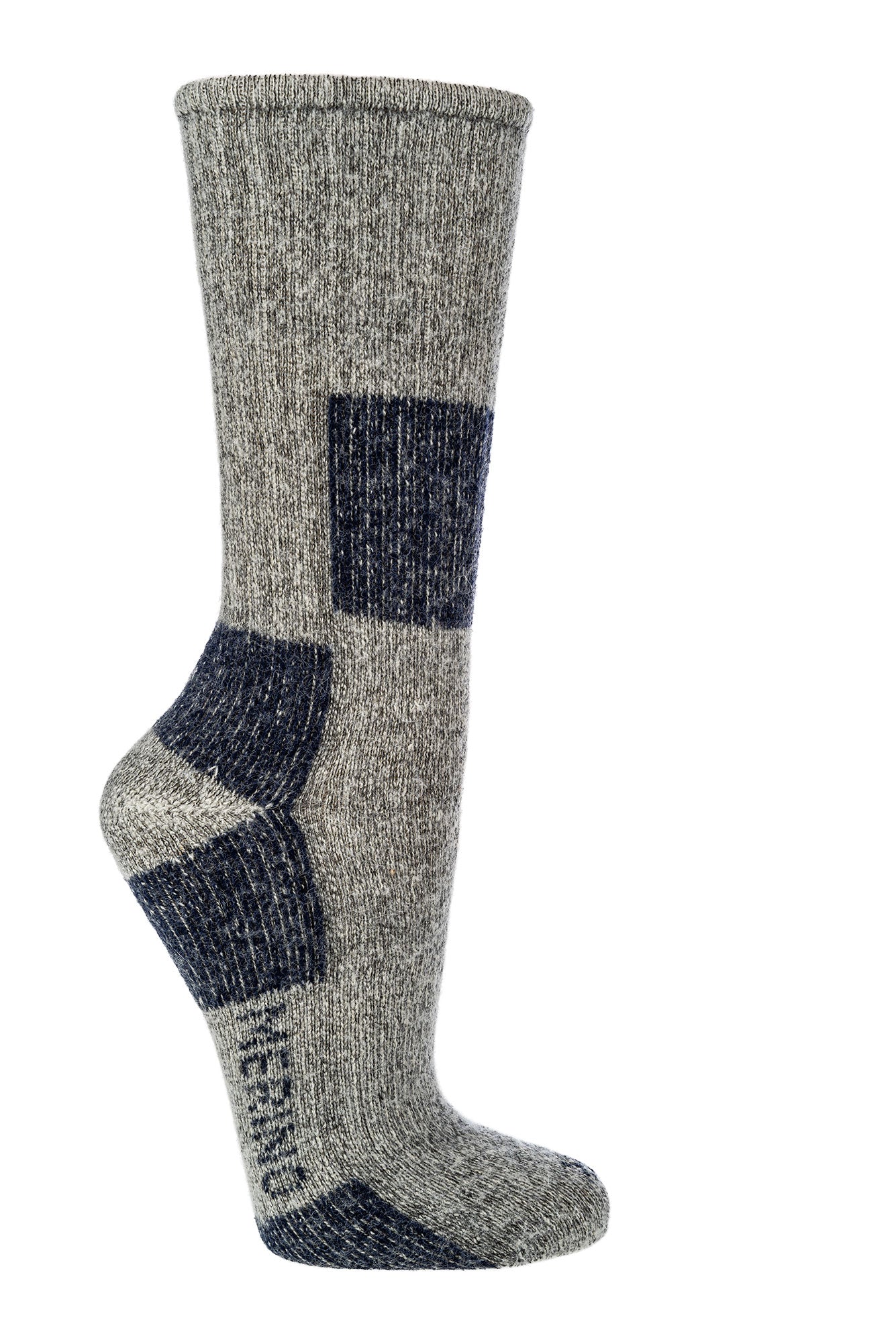 LEO Design 85% Merino Wool Trekking Socks, Moisture-Wicking – Durable Reinforced Heel and Toe – Ideal for Hiking & Camping