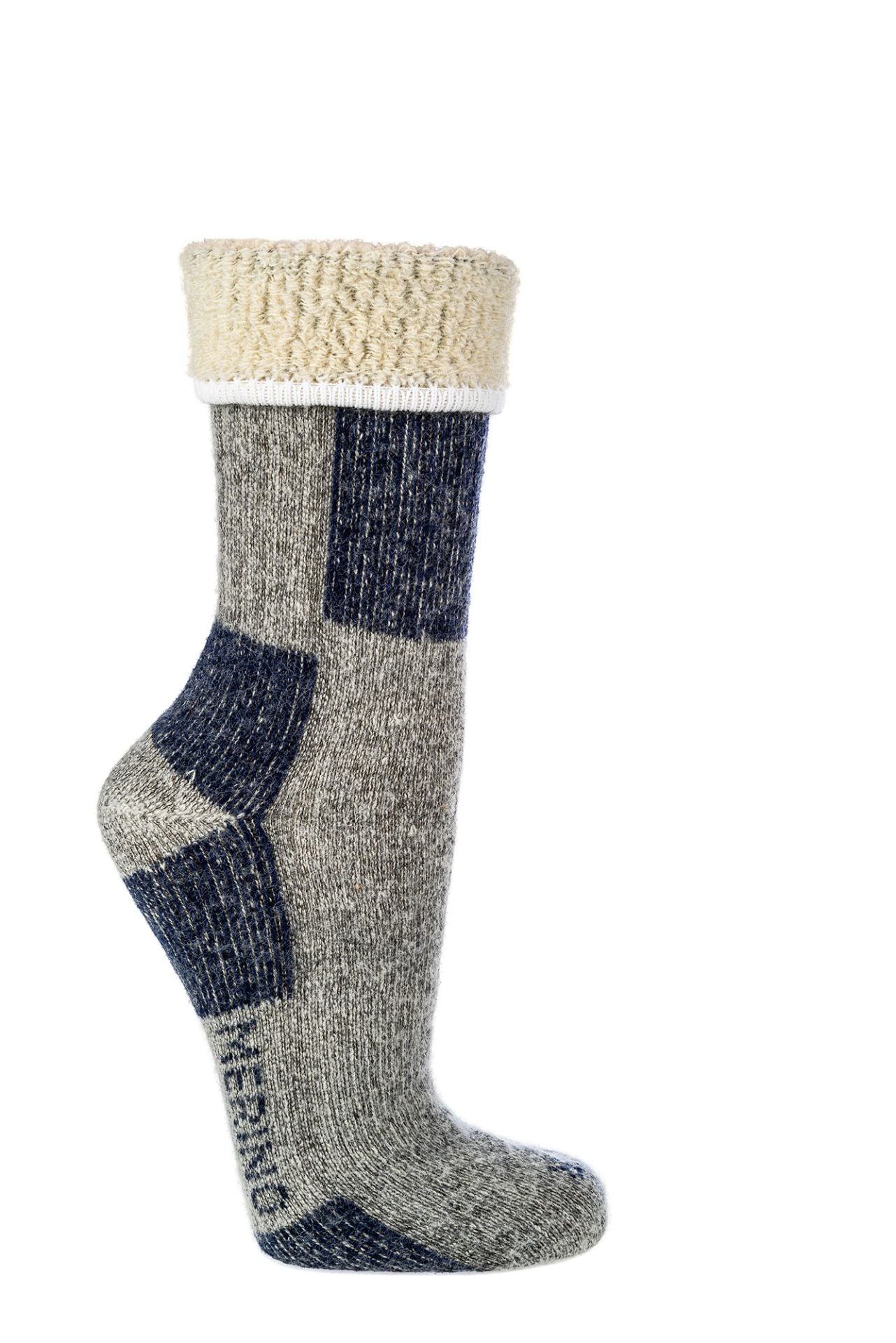 LEO Design 85% Merino Wool Trekking Socks, Moisture-Wicking – Durable Reinforced Heel and Toe – Ideal for Hiking & Camping