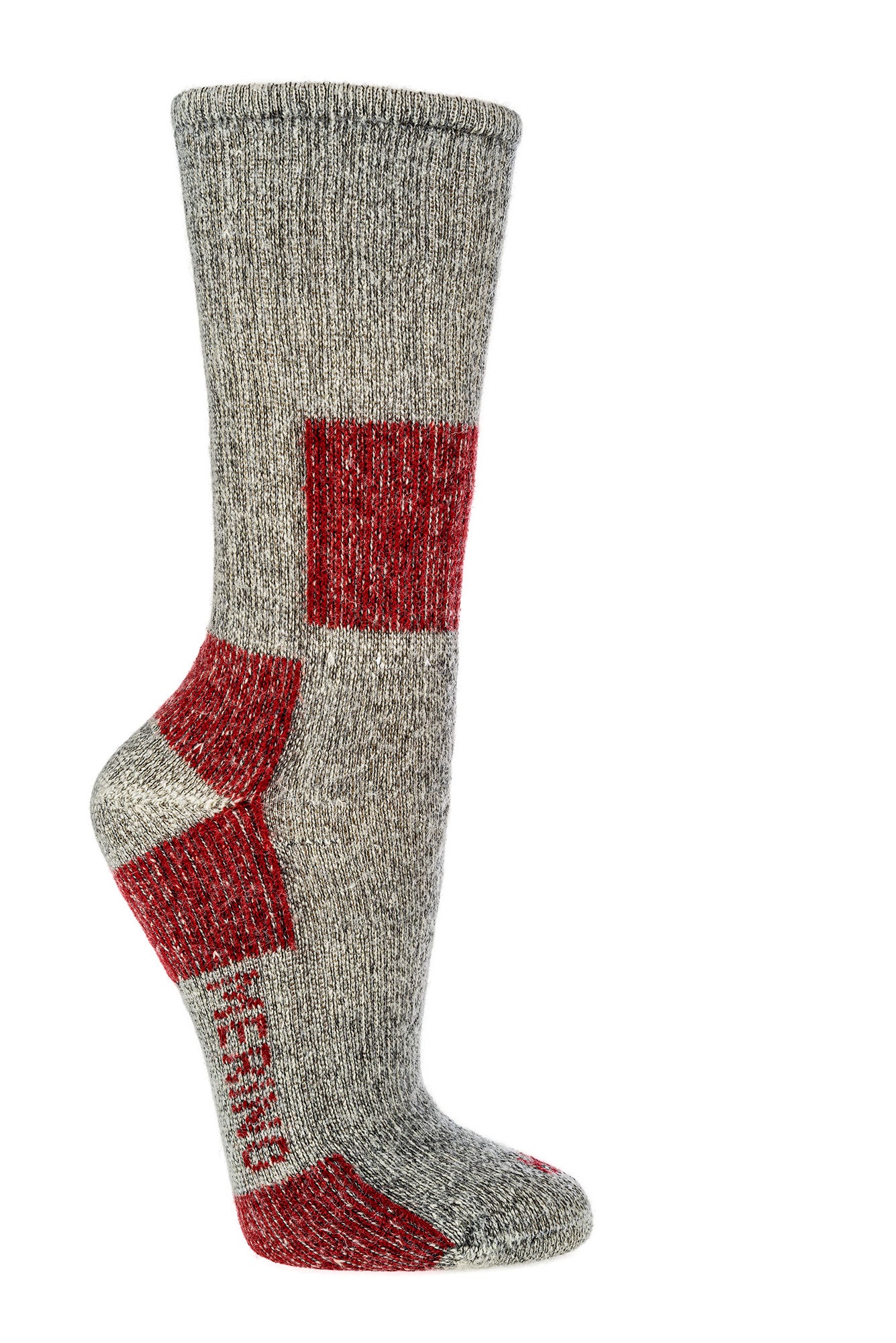 LEO Design 85% Merino Wool Trekking Socks, Moisture-Wicking – Durable Reinforced Heel and Toe – Ideal for Hiking & Camping