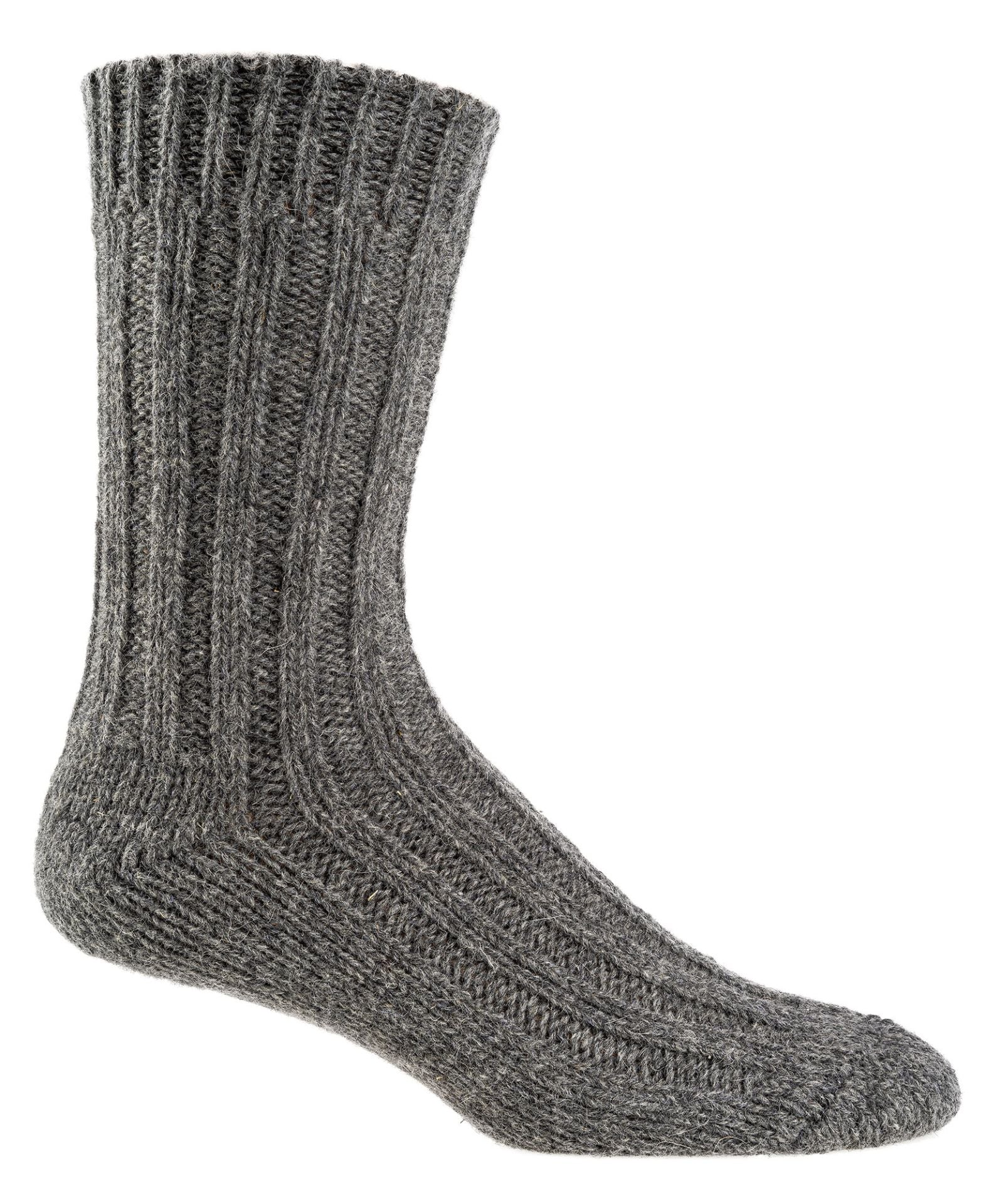 2X Norwegian Virgin Wool and Alpaca Wool Socks for Men/women, Vintage Nordic Soft warm for Winter, Luxury Chunky Socks for Freezing weather