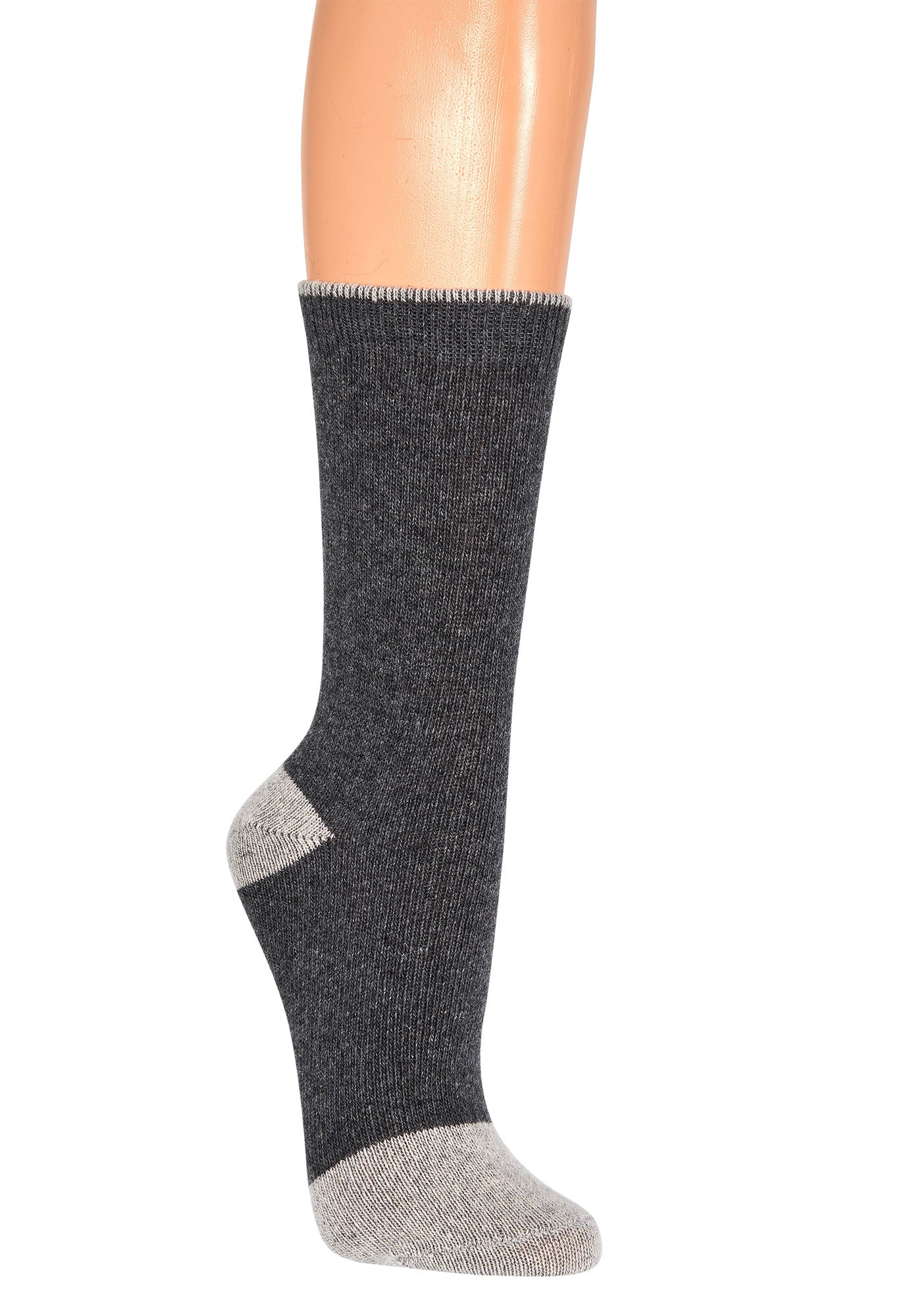 2 Pair Luxury Cashmere Wool Socks - Plush Winter Socks for Women and Men - Ultra Soft & Warm from Cashmere Goat Undercoat - Heirloom Quality