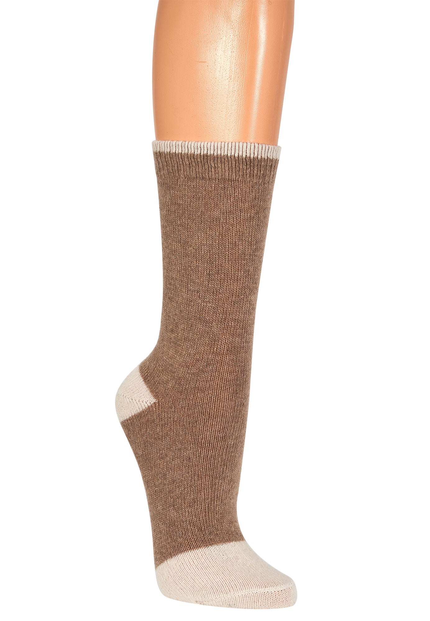 2 Pair Luxury Cashmere Wool Socks - Plush Winter Socks for Women and Men - Ultra Soft & Warm from Cashmere Goat Undercoat - Heirloom Quality