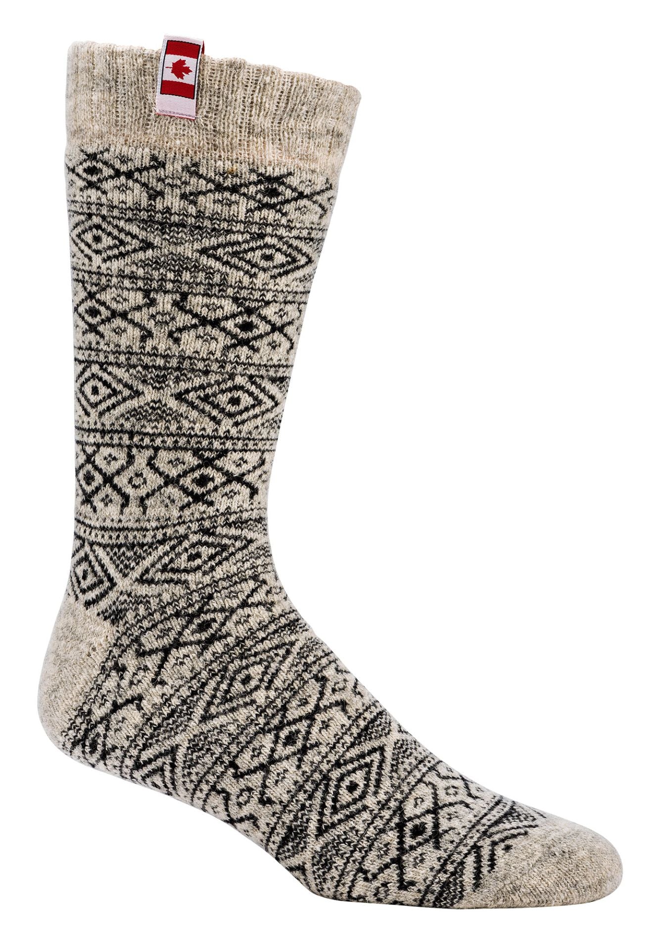 Twin Pack Full Plush 80% Wool Men & Women socks, Natural Premium Luxurious Wool,