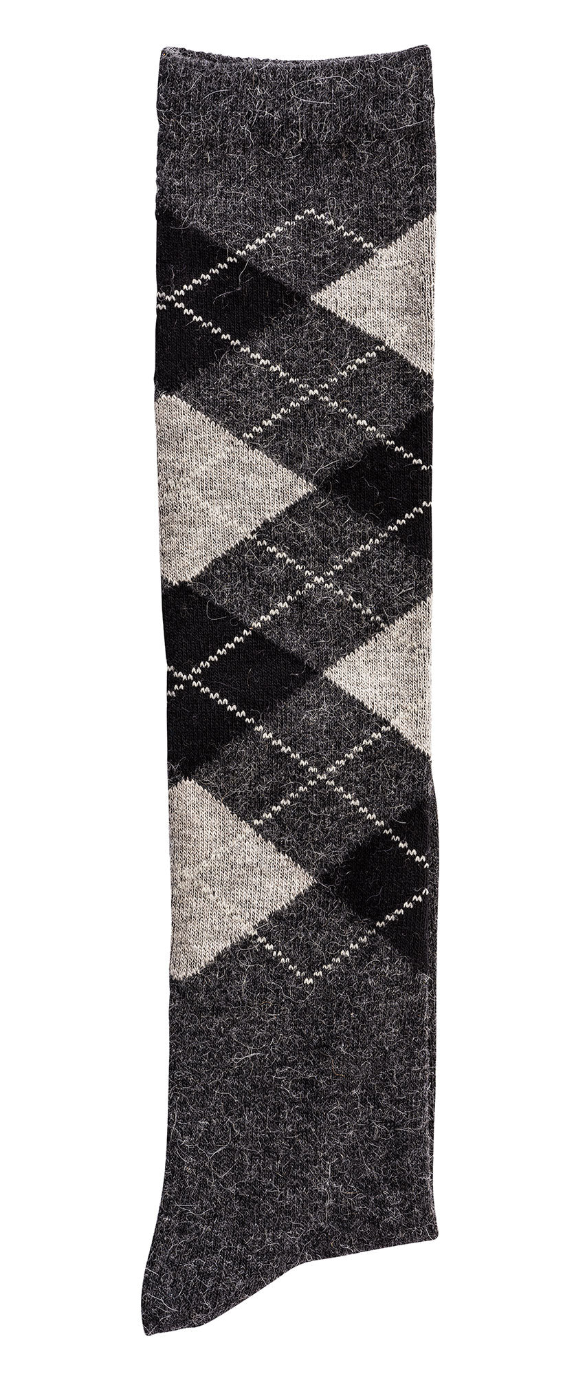 3pair Luxury Alpaca Knee High Socks | Extra Fine Warm Winter Socks | Argyle Pattern | Seamless Hand-Linked Toe | Ultra Soft With Alpaca Wool