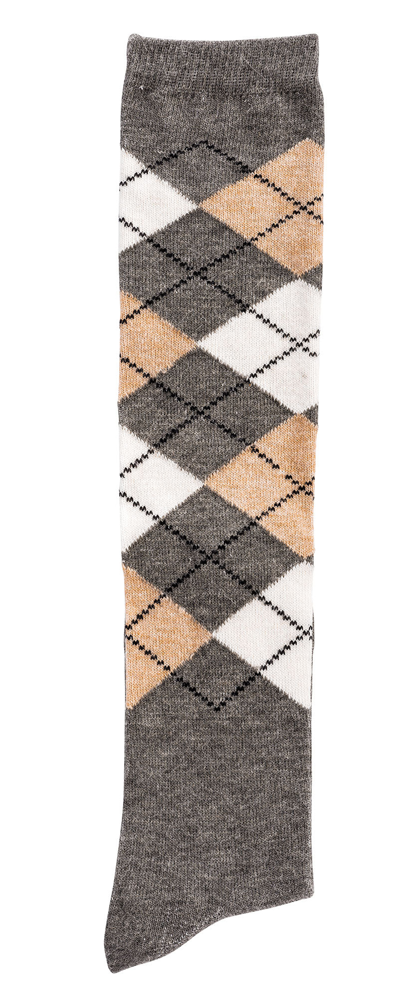 3pair Luxury Alpaca Knee High Socks | Extra Fine Warm Winter Socks | Argyle Pattern | Seamless Hand-Linked Toe | Ultra Soft With Alpaca Wool